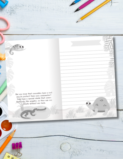 Jungle Reptiles Journal Notebook