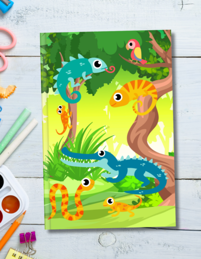 Jungle Reptiles Journal Notebook for Kids