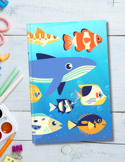 Ocean Fishes Journal Notebook for Kids