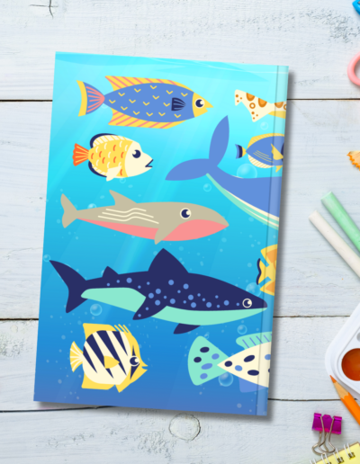 Ocean Fishes Journal Notebook for Kids