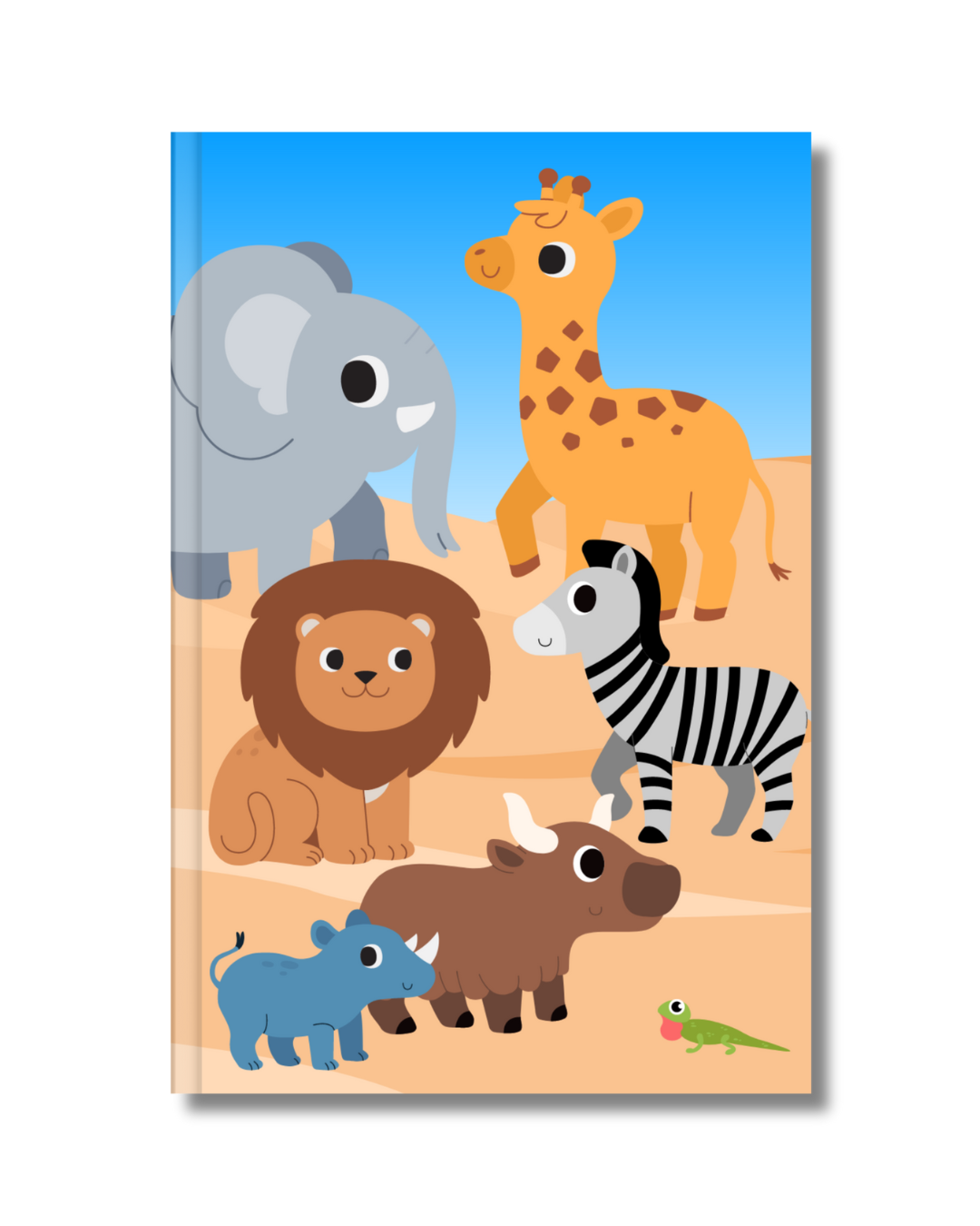 Safari Animals Journal Notebook for Kids - available at Amazon